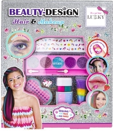 Lukky sæt Beauty Design hår og make-up til børn