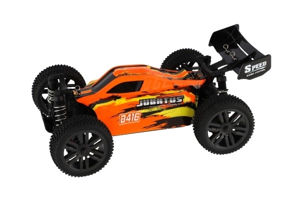RC Bil Buggy Bonzai Jubatus off-road 30cm plast 2,4GHz med batterier + 2x ekstra pakke i kassen 40x14x21 – Orange
