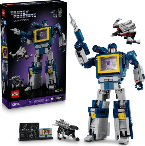 Lego Icons Transformers: Soundwave byggesæt til voksne