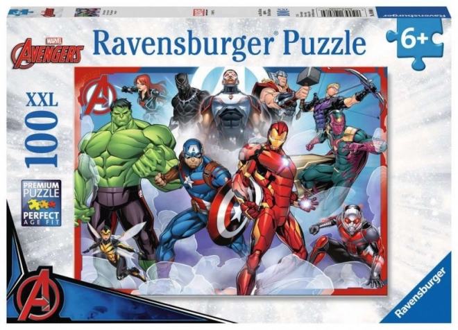 Ravensburger børnepuslespil Marvel Avengers 100 brikker