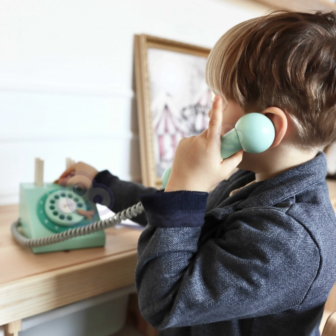 Klassisk trætelefon til børn