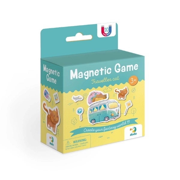 Magnetisk spil Kat og rejse
