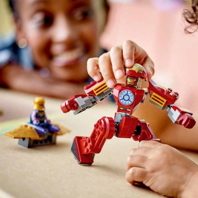 Lego Marvel Iron Man Hulkbuster mod Thanos