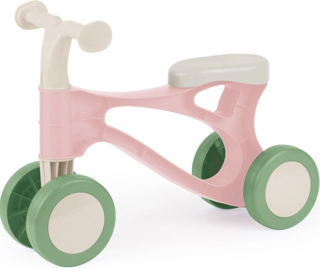 Pastellyserødt løbecykel til de mindste
