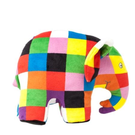 Ikonisk farverigt ELMER-patchwork