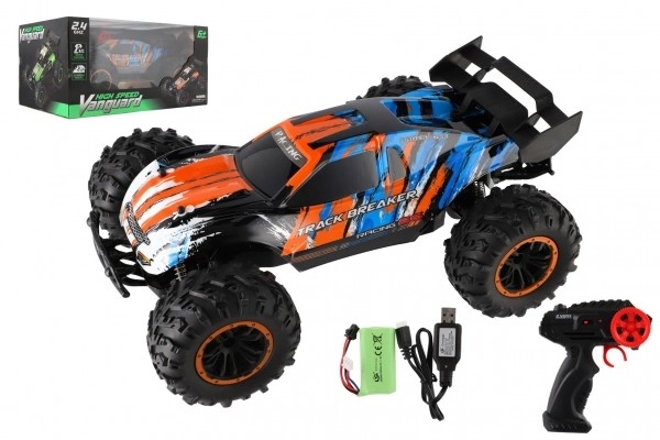 Auto RC Buggy hurtig orange-blå