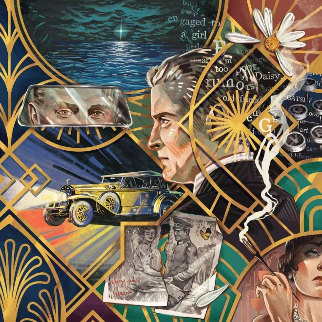 Ravensburger firkantet puslespil ART & SOUL: DEN STORE GATSBY 750 brikker