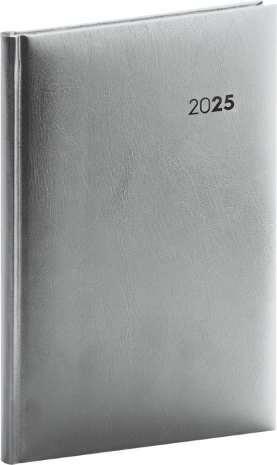 NOTIQUE Ugekalender Balacron 2025, sølv, 15 x 21 cm