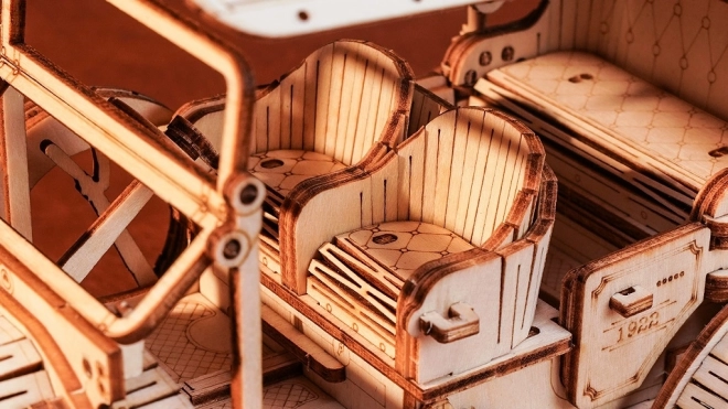 RoboTime træ 3D puslespil historisk bil