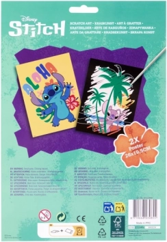 Skrabebilleder med Stitch til kreativ sjov