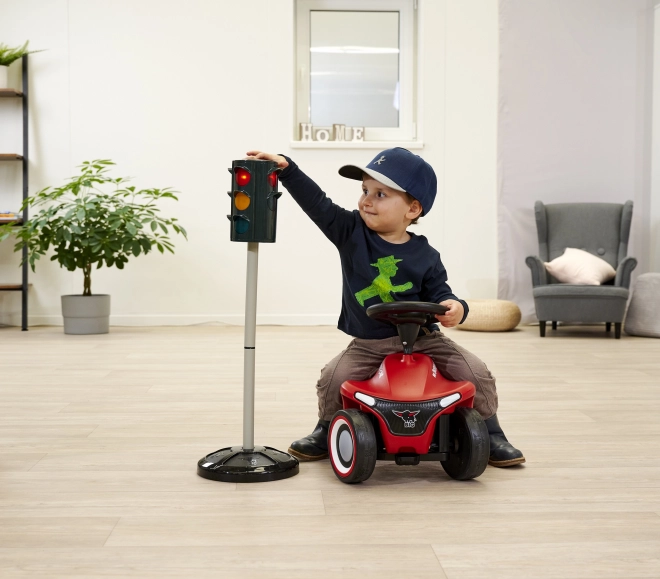 Stor trafiklys med automatisk skift af lys