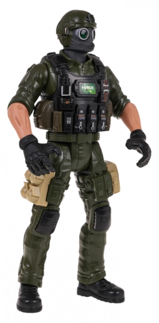 Soldat figur + tilbehør