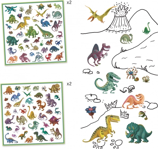 Dinosaur Klistermærker