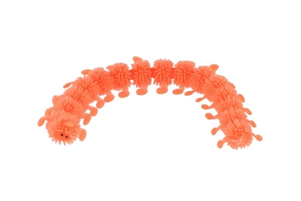 Housenka katte anti-stress silikone 24cm mulighed for 4 farver