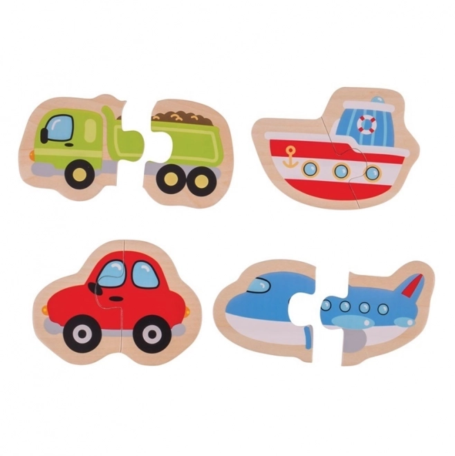 Bigjigs Toys Let Puslespil Transportmidler