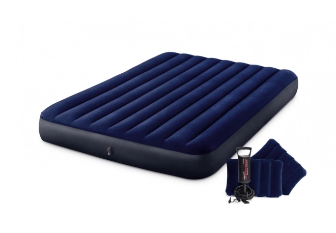 Oppustelig dobbeltseng madrass Velour INTEX