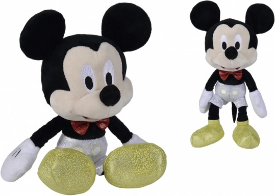 Disney D100 plysmaskot Mickey platinakollektion 25 cm