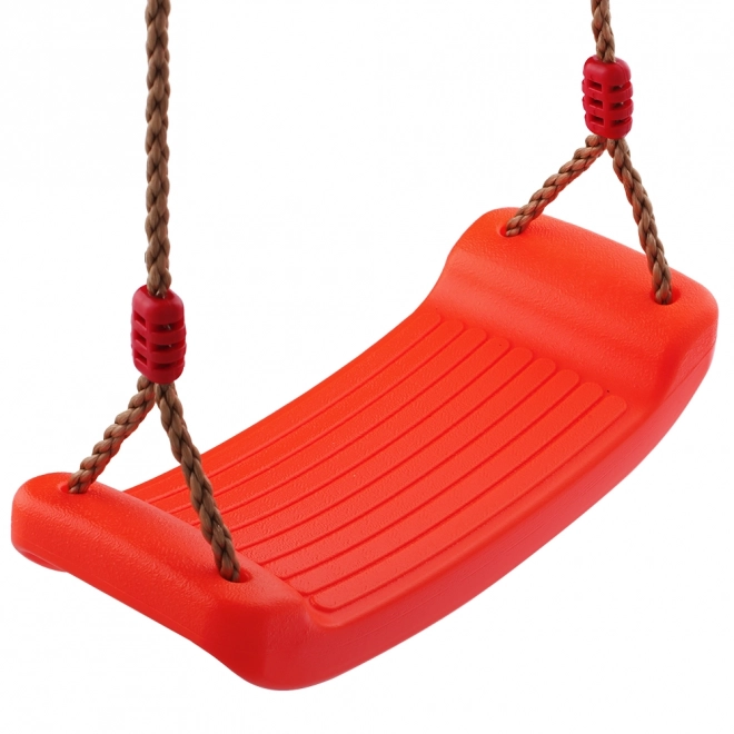 Rød plastikgynge