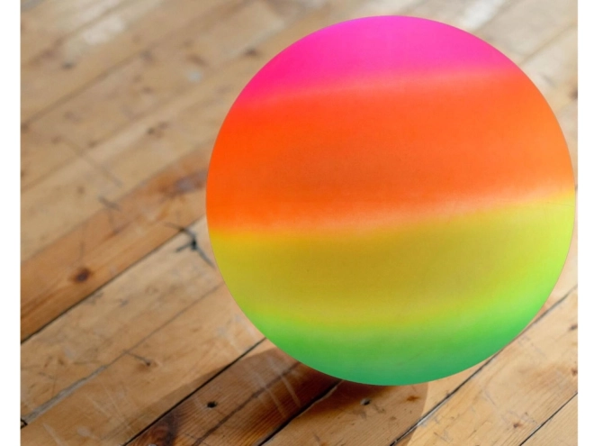 Gummi regnbuebold til børn 23 cm