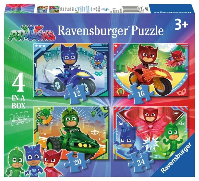 RAVENSBURGER Puslespil Pyjamasky 4i1 (12, 16, 20, 24 brikker)