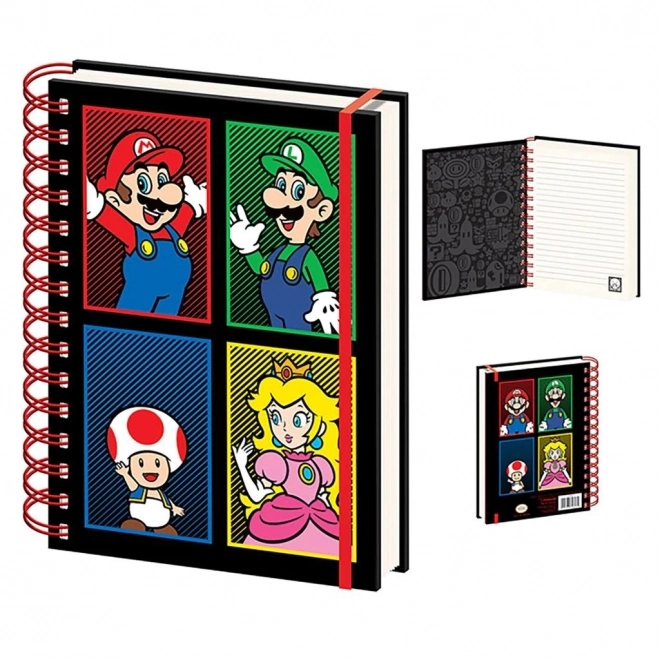 Ringhæfte Super Mario (4 farver)