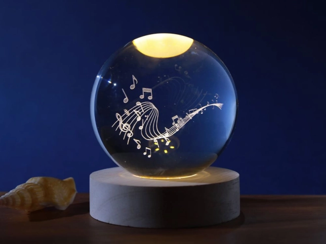 Krystal lampe Bold Music 8 cm