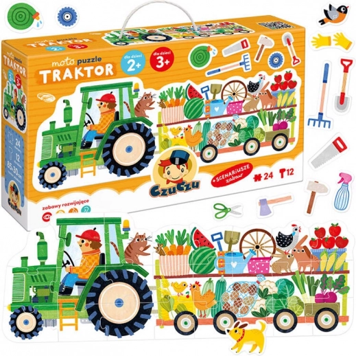Moto Puslespil Traktor