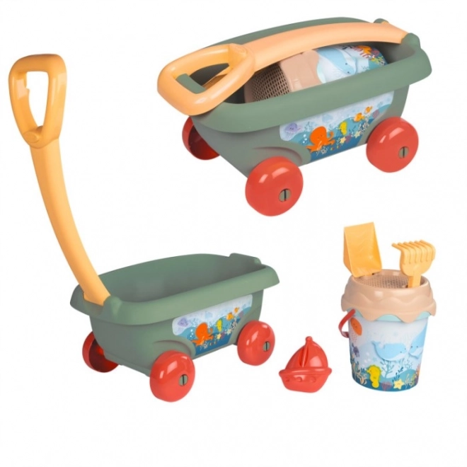 Vogn med sandtilbehør Smoby
