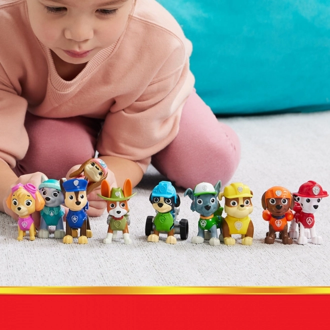 Sæt med figurer fra Paw Patrol - Alle Hvalpe Ombord