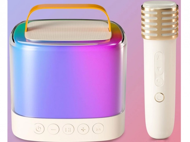 Mikrofon med trådløs højttaler og Bluetooth