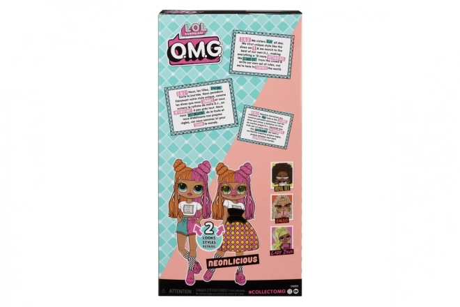 L.O.L. Surprise! OMG Storsøster, 2 outfits – Neonlicious
