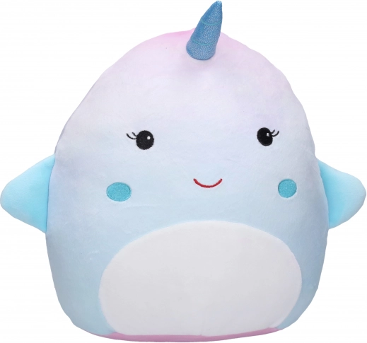 Plys pude enhjørning-fisk 25 cm