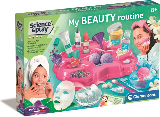 CLEMENTONI Science&Play: Laboratorium Min kosmetiske rutine