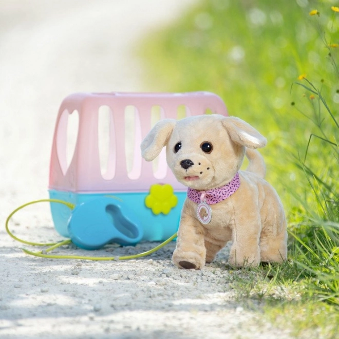 BABY born Min glade hund med transportboks