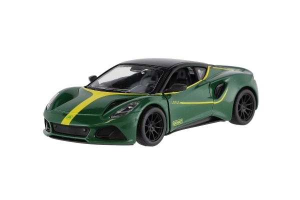 Auto Kinsmart Lotus Emira 1:38 metal/plast 12,5cm 3 farver med tilbagespoling 12 stk i kassen