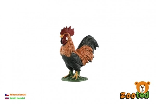 Plastfigur af hane 5cm