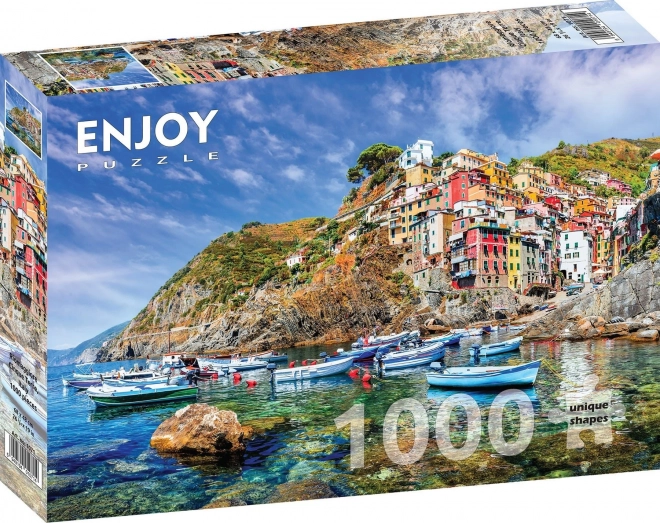 Puslespil Riomaggiore, Cinque Terre, Italien 1000 brikker