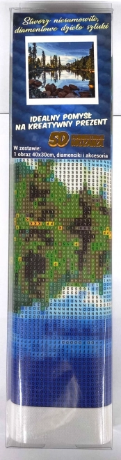 Diamantmaleri Stille Sø 30x40 cm