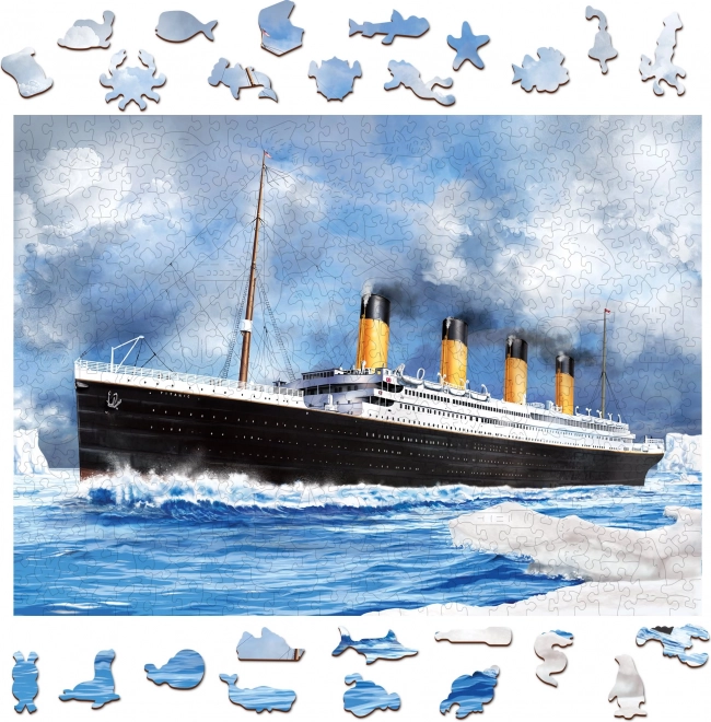 WOODEN CITY Træpuslespil Titanic 505 brikker
