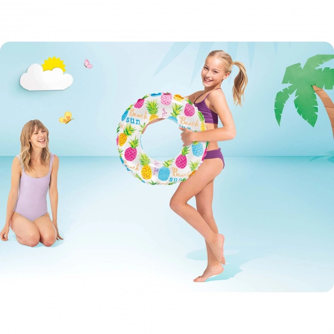 Oppustelig ring med en diam. på 61 cm assorterede 3 motiver 6-10 år