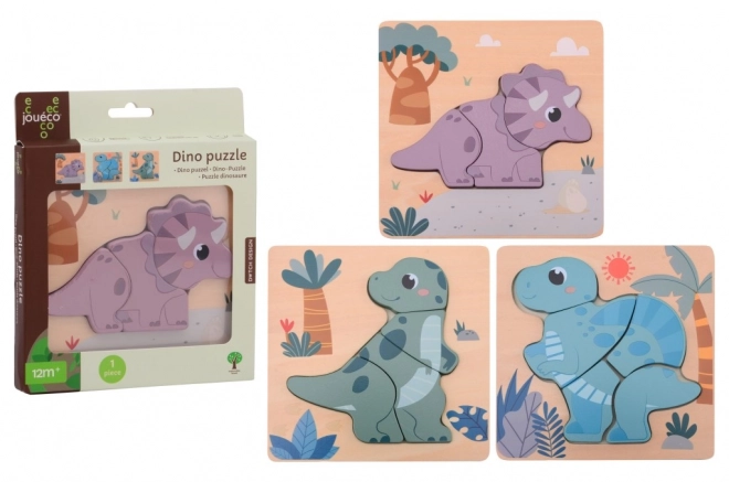 Træpuslespil Dino Jouéco