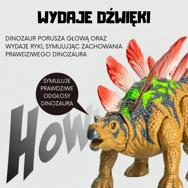 Woopie Dinosaur fjernstyret RC Robot Stegosaurus
