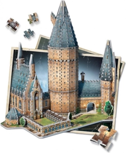 Detaljeret Store Sal og Hogwarts-tårne