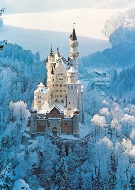 RAVENSBURGER puslespil Vinter Neuschwanstein 1500 brikker