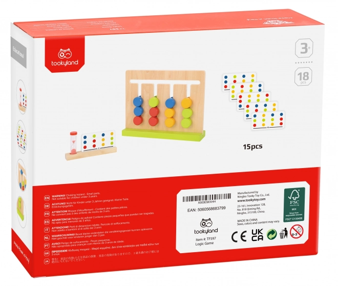 Logikspil i farverige klodser TOOKY TOY