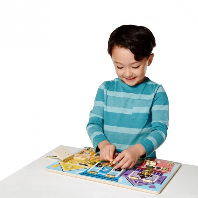 Låse og sikkerhedsbræt Melissa and Doug