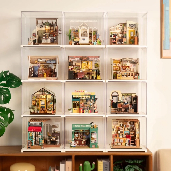 RoboTime display til miniaturehuse