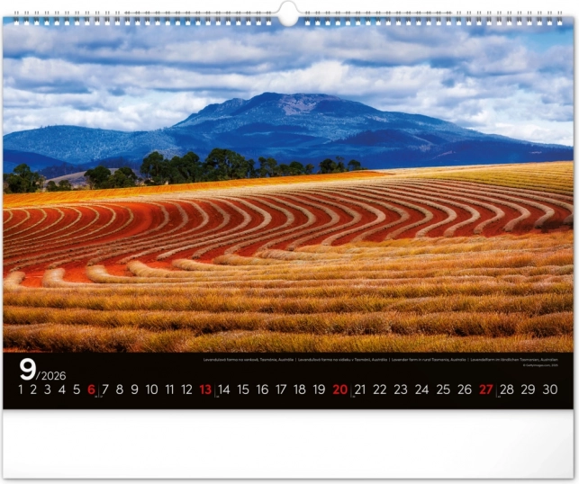 Vægkalender Landskaber 2026