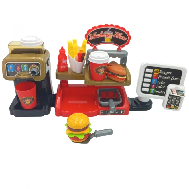 Fast Food XXL med kasseapparat og dispenser fra WOOPIE