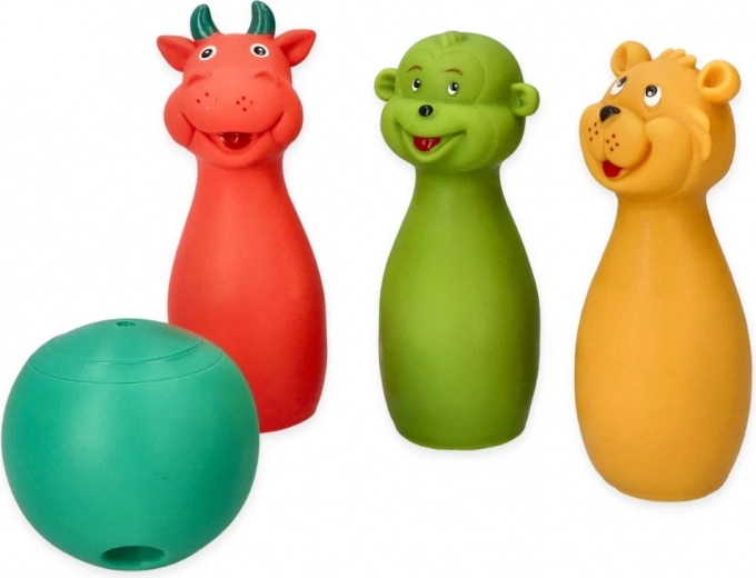 Sjove dyr og tydelige farver